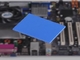 लैपटॉप मोटाई 1 मिमी प्रैक्टिकल पर हीटप्रूफ सिलिकॉन फ्री थर्मल पैड